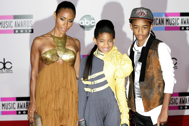 Jada Pinkett Smith, Willow Smith, Jaden Smith