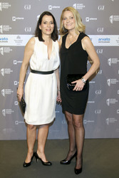 Anne Will mit Lebensgefährtin Miriam Meckel