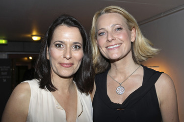 Anne Will mit Lebensgefährtin Mirian Meckel