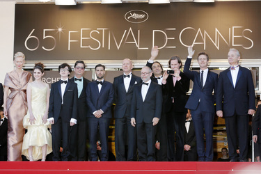 Tilda Swinton, Kara Hayward, Jared Gilman, Roman Coppola, Jason Schwartzman, Bruce Willis, Bob Balaban, Alexandre Desplat, Wes Anderson, Edward Norton, Bill Murray