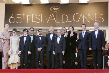 Tilda Swinton, Kara Hayward, Jared Gilman, Roman Coppola, Jason Schwartzman, Bruce Willis, Bob Balaban, Alexandre Desplat, Wes Anderson, Edward Norton, Bill Murray