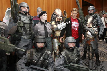 Casper Van Dien mit Fans