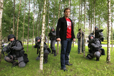 Casper Van Dien mit Fans