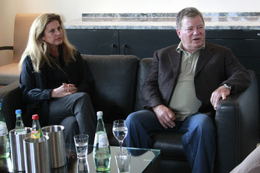 William Shatner mit Ehefrau Elizabeth Anderson Martin