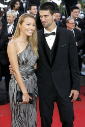 Novak Djokovic mit Freundin Jelena Ristic