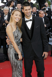 Novak Djokovic mit Freundin Jelena Ristic