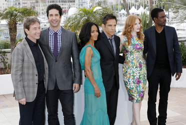 Martin Short, David Schwimmer, Jada Pinkett Smith, Ben Stiller, Jessica Chastain, Chris Rock