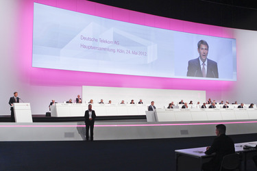 René Obermann und Telekom Vorstand