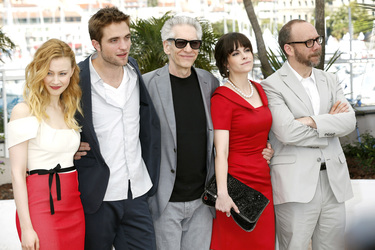 Emily Hampshire, Robert Pattinson, David Cronenberg, Sarah Gadon, Paul Giamatti