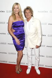 Rod Stewart mit Gattin Penny
