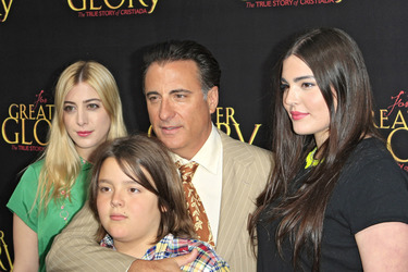 Andy Garcia mit seinen Kindern