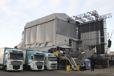 Backstage Impressionen