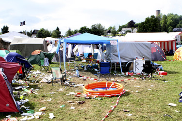 Festival Besucher Campingplatz