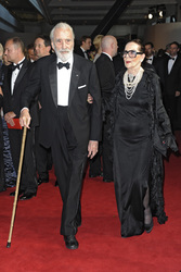 Christopher Lee mit Gattin Gitte