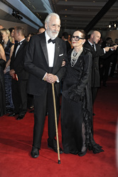 Christopher Lee mit Gattin Gitte