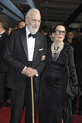 Christopher Lee mit Gattin Gitte