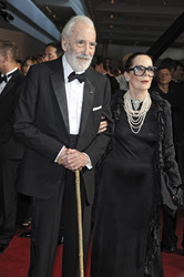 Christopher Lee mit Gattin Gitte