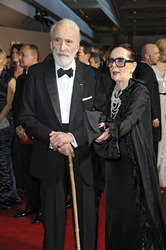 Christopher Lee mit Gattin Gitte