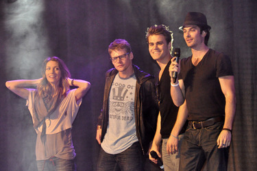 Dawn Olivieri, Zach Roerig, Paul Wesley, Ian Somerhalder