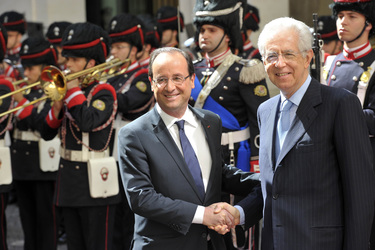 Francois Hollande, Mario Monti