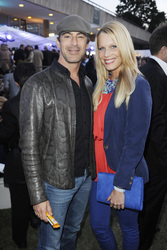 Gedeon Burkhard mit Freundin Anika Bormann