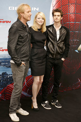 Rhys Ifans, Emma Stone, Andrew Garfield