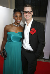 Florian Simbeck mit Gattin Stephanie