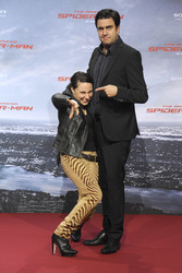 Bastian Pastewka mit Gattin Heidrun Buchmaier