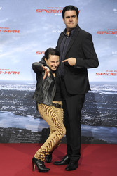 Bastian Pastewka mit Gattin Heidrun Buchmaier