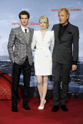 Andrew Garfield, Emma Stone, Rhys Ifans