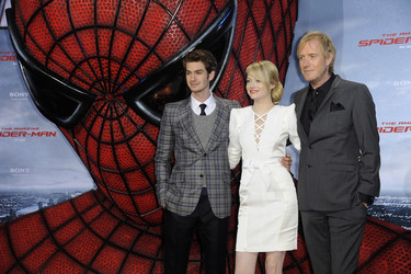 Andrew Garfield, Emma Stone, Rhys Ifans