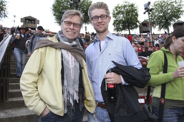 Thorsten Laussch mit Sohn Jonathan Schmitz