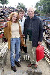 Reinhard Sager mit Frau und Sohn Maximilian