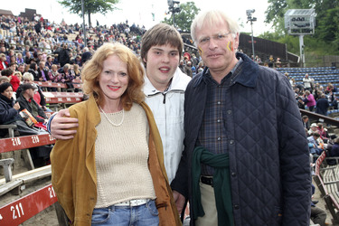 Reinhard Sager mit Frau und Sohn Maximilian
