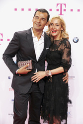 Erol Sander mit Ehefrau Caroline Godet