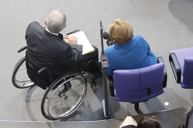 Wolfgang Schäuble, Angela Merkel