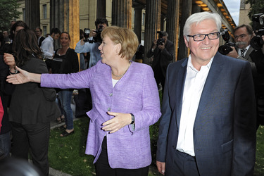 Angela Merkel, Frank-Walter Steinmeier