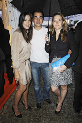 Bettina Zimmermann, Bülent Sharif mit Begleitung