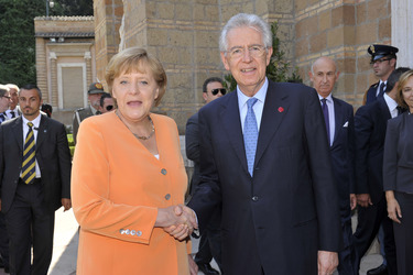 Angela Merkel, Mario Monti