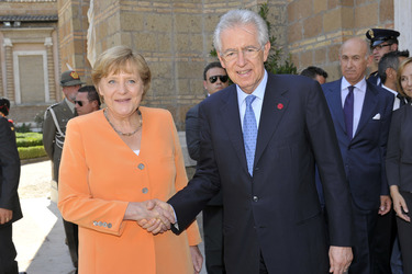 Angela Merkel, Mario Monti