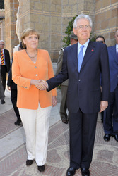 Angela Merkel, Mario Monti