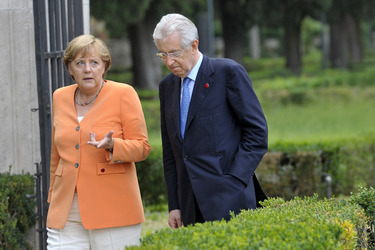 Angela Merkel, Mario Monti