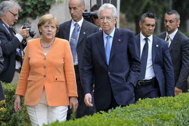 Angela Merkel, Mario Monti