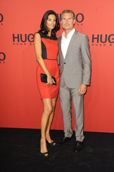 David Coulthard mit Begleitung