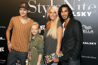 Jimi Blue Ochsenknecht, Natascha Ochsenknecht mit Tochter Cheyenne Savannah, Umut Kekilli