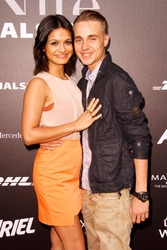 Constantin von Jascheroff mit Freundin Haleh Esbak