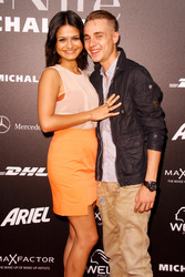 Constantin von Jascheroff mit Freundin Haleh Esbak