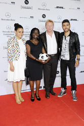Auma Obama mit Tochter Akinyi, Boris Becker, Sohn Noah