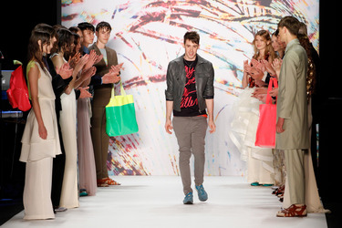 Kilian Kerner mit seinen Models