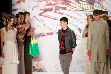 Kilian Kerner mit seinen Models